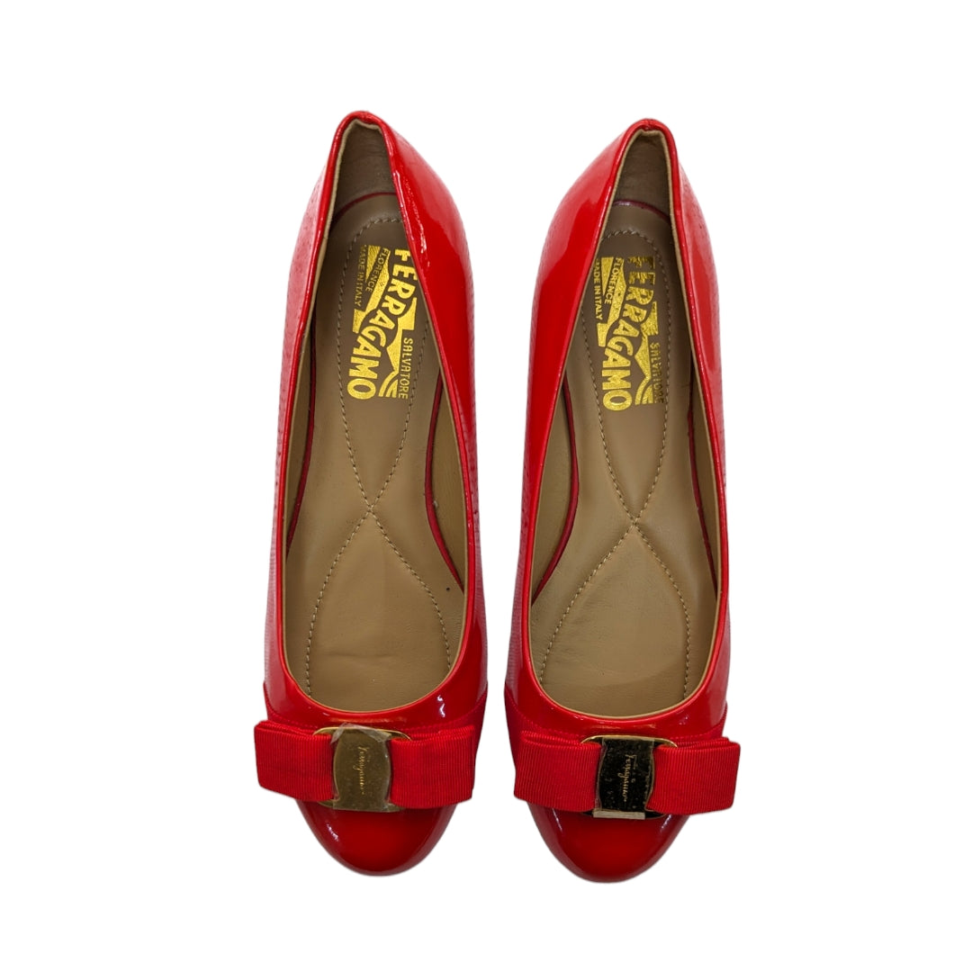 Salvatore Ferragamo Varina Bow Ballet Flats