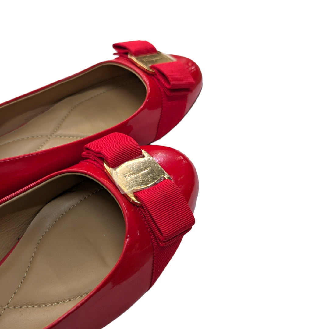 Salvatore Ferragamo Varina Bow Ballet Flats