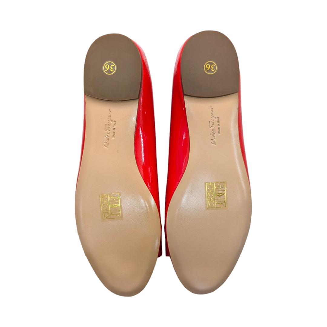 Salvatore Ferragamo Varina Bow Ballet Flats