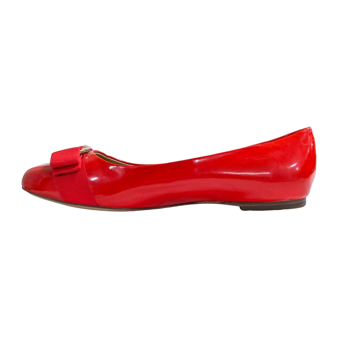 Salvatore Ferragamo Varina Bow Ballet Flats