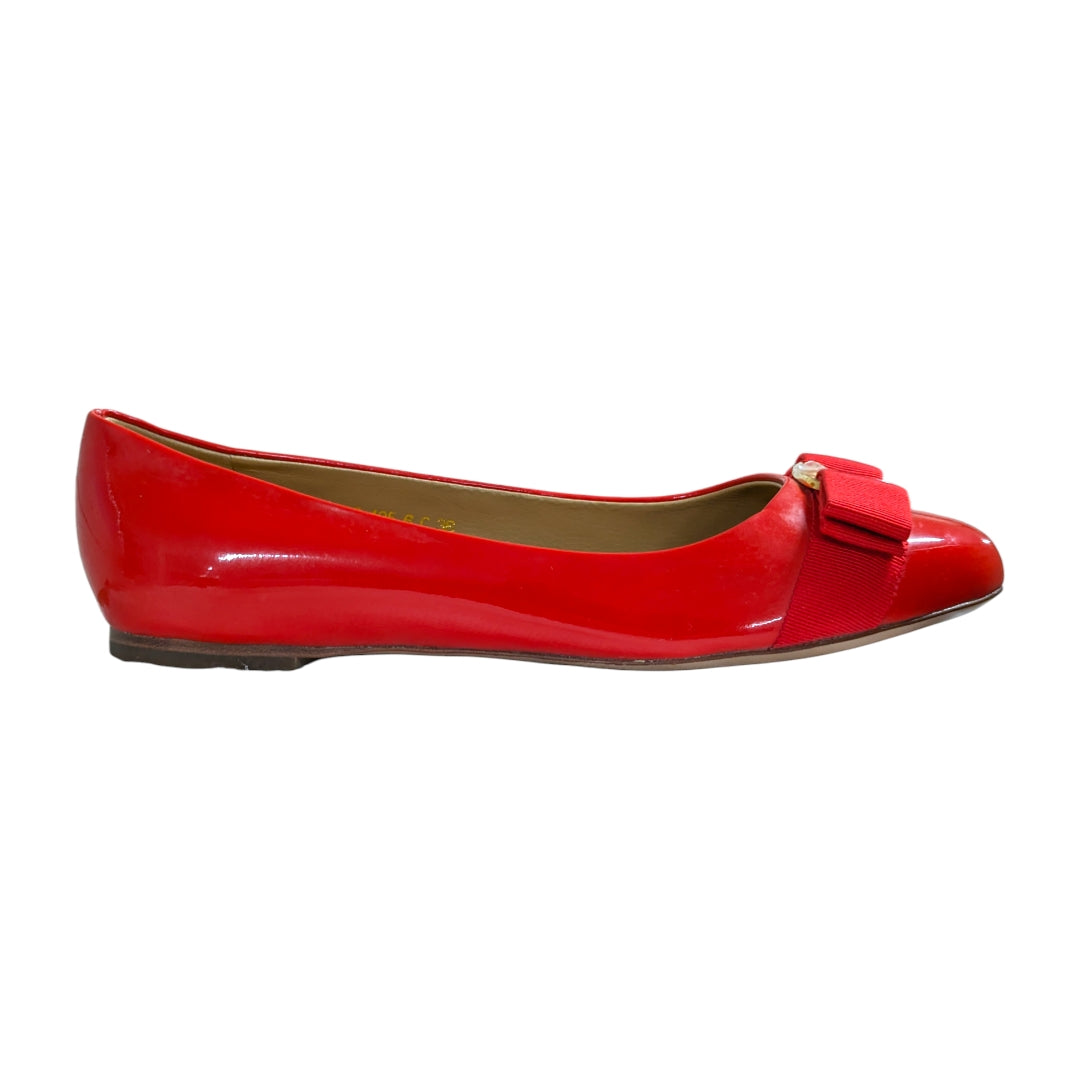 Salvatore Ferragamo Varina Bow Ballet Flats