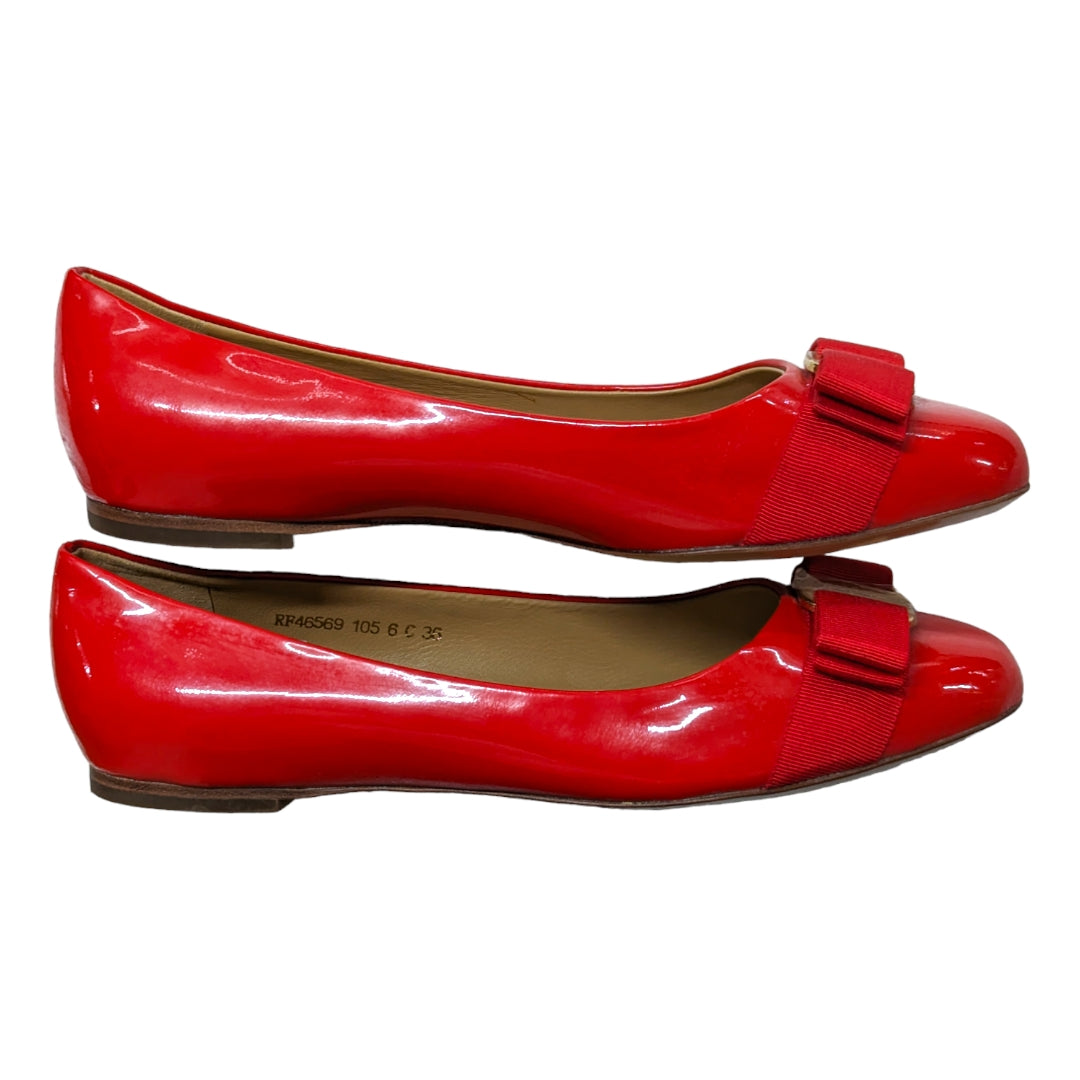 Salvatore Ferragamo Varina Bow Ballet Flats