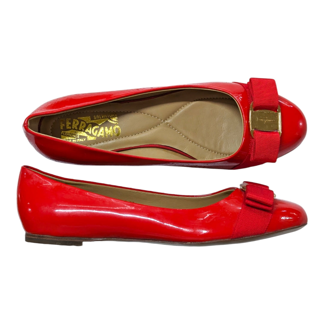 Salvatore Ferragamo Varina Bow Ballet Flats