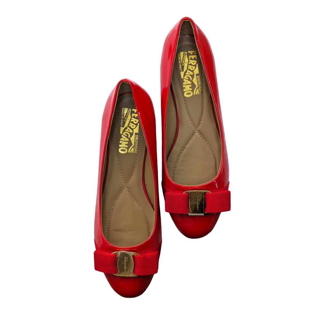 Salvatore Ferragamo Varina Bow Ballet Flats