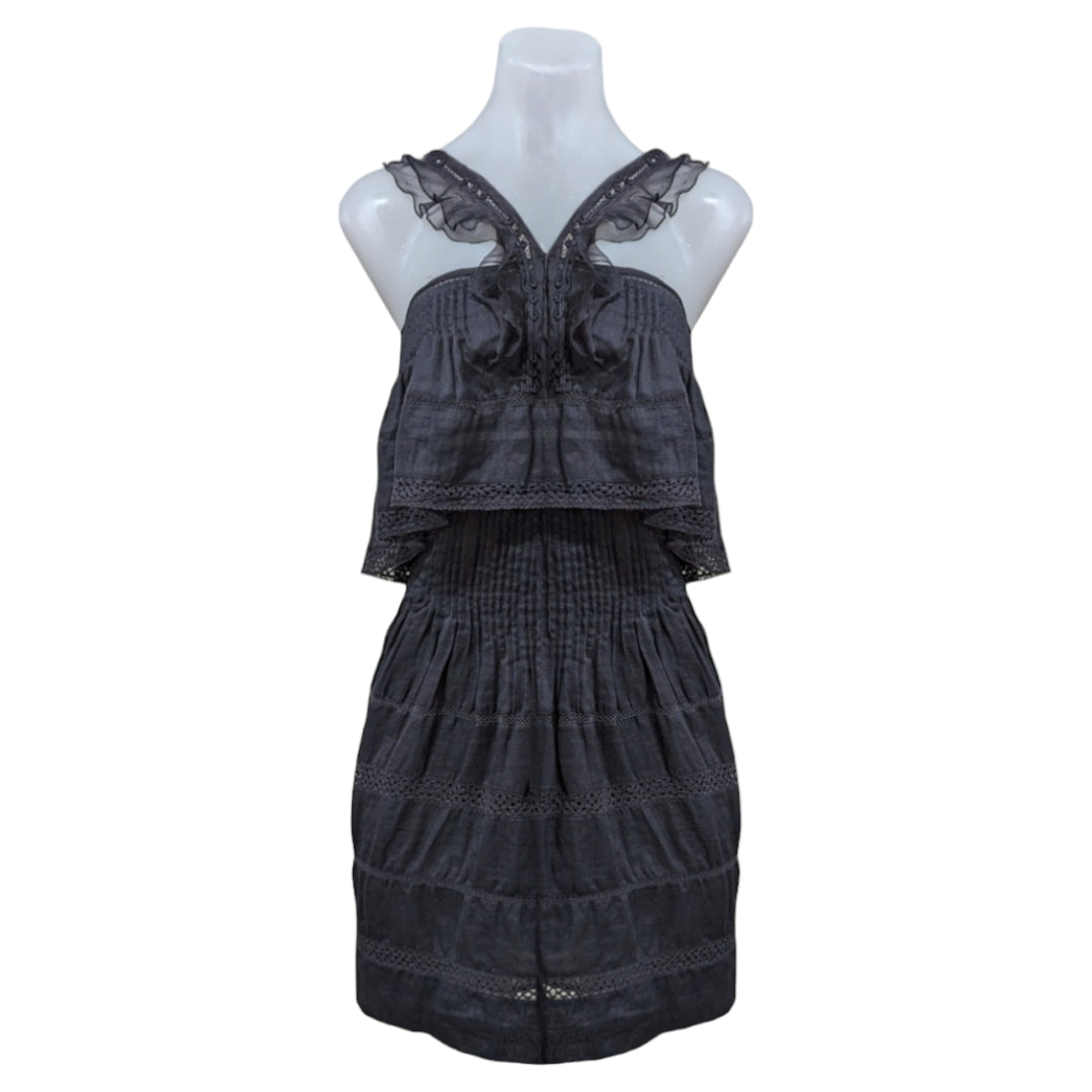 Isabel Marant Halterneck Mini Dress in Black