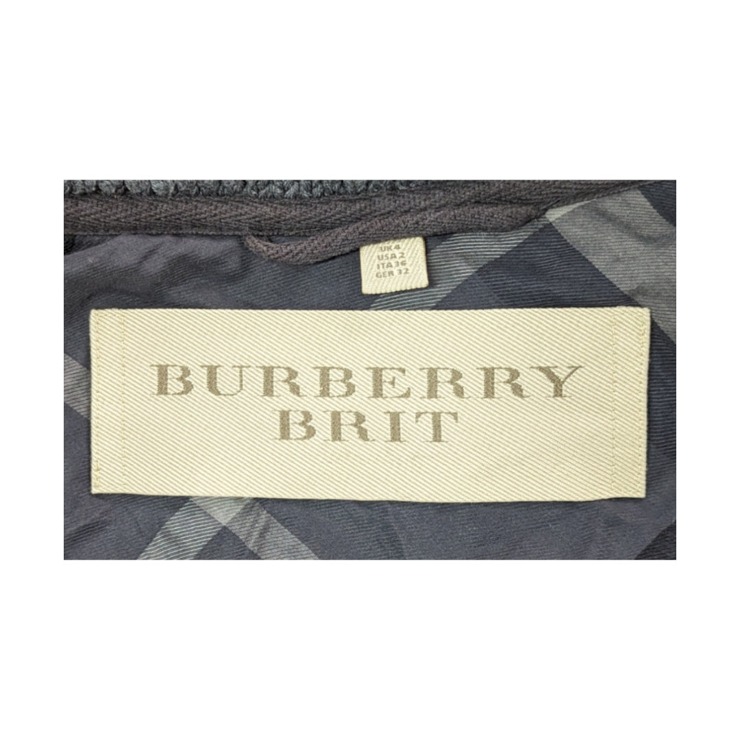 Burberry Brit Double Breasted Belted Coat