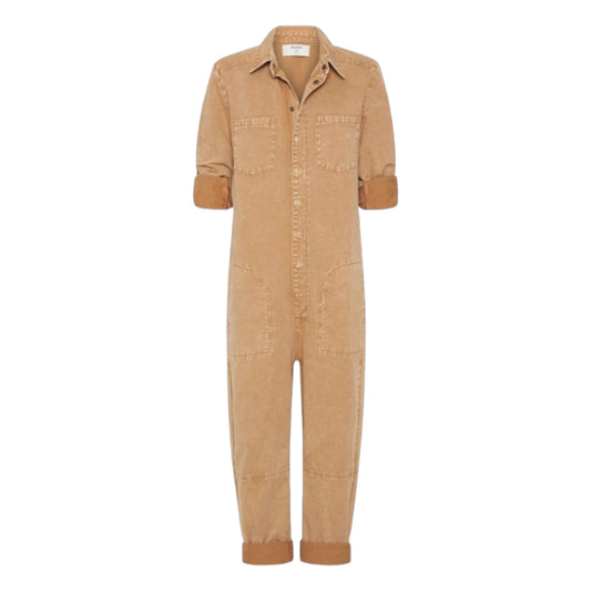 One Teaspoon Paradise Utility Jumpsuit in Tobacco