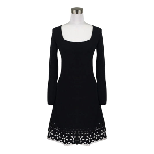 Red Valentino Embellished Hem Knitted Dress