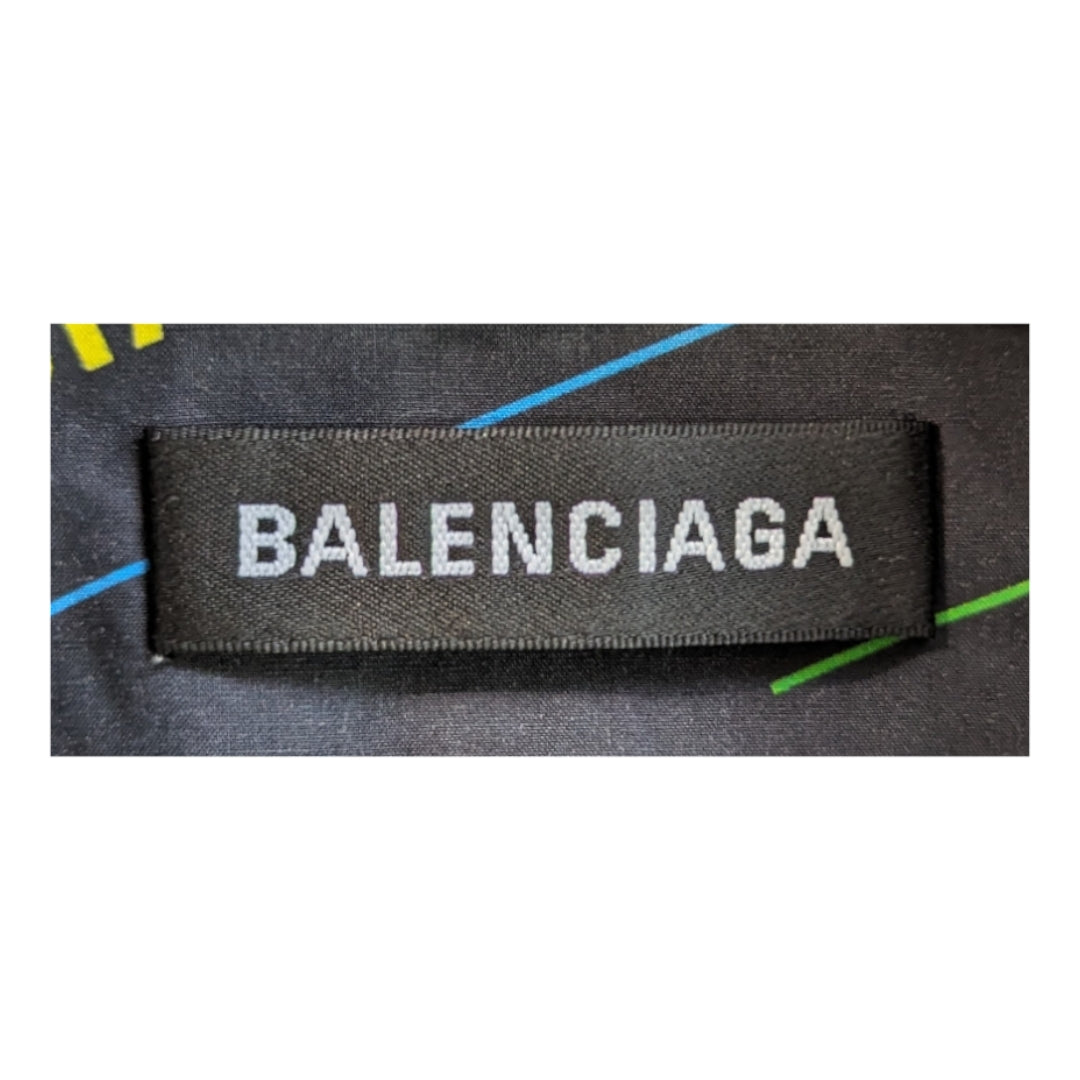 Balenciaga Black Logo Printed Shirt