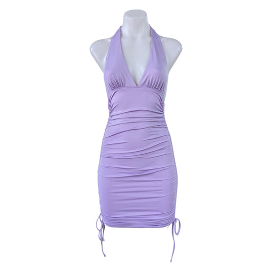 Princess Polly Penelope Drawstring Mini Dress Lilac