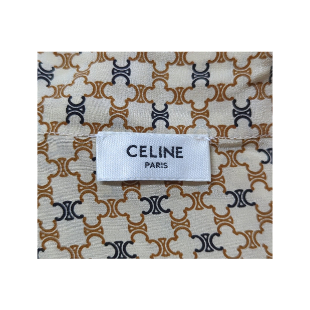 Celine Triomphe Silk Shirt