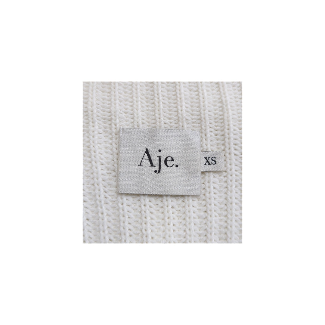 Aje Funnel Neck Knitted Jumper