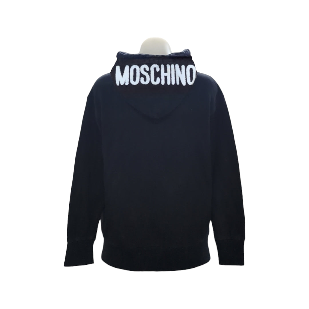 Moschino Bear Hoodie for Women in Black