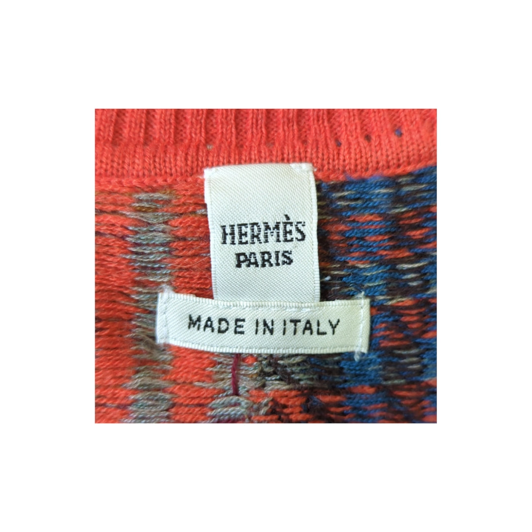 Hermès Cashmere Plaid Sweater