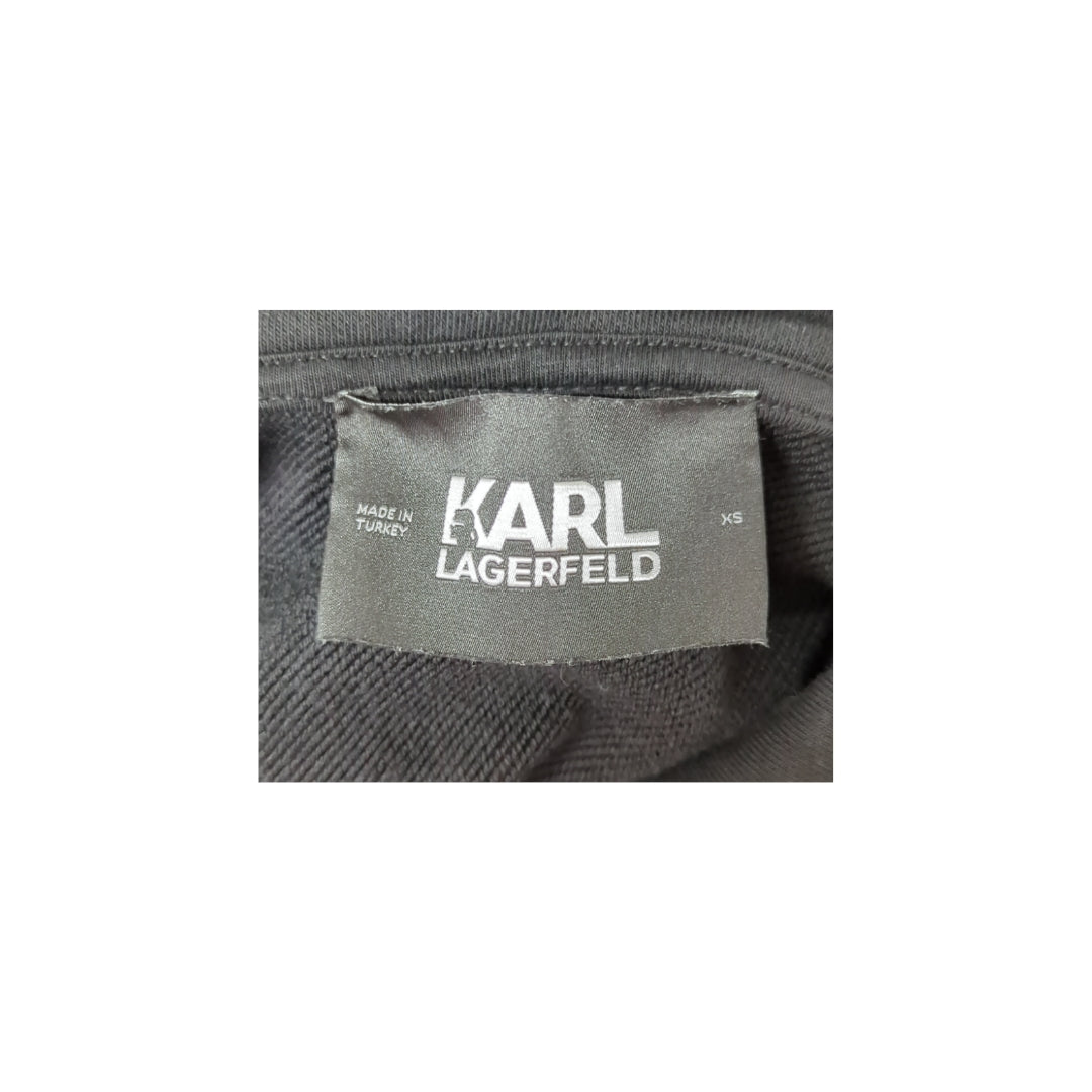 Karl Lagerfeld 21 Rue St-Guillaume Zip Oversized Hoodie