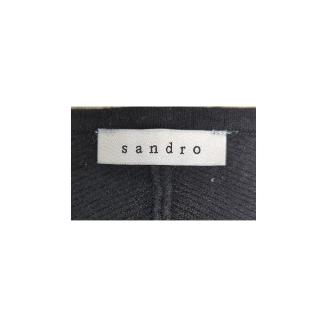 Sandro Diamond Check Knit Sweater