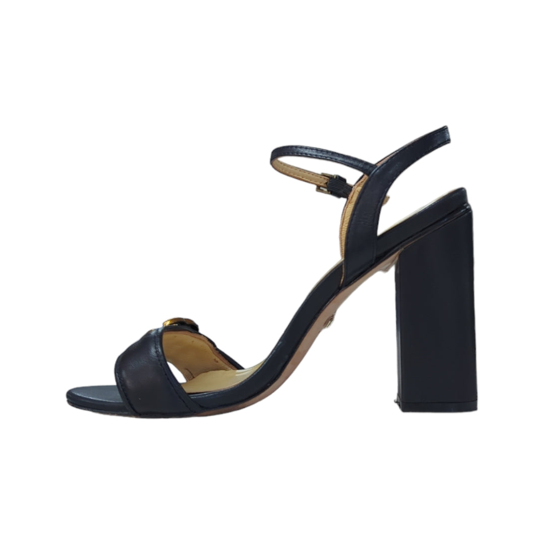 Branded GG Marmont Leather Sandal