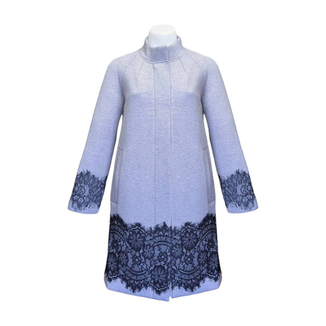 Boutique Moschino Lace Detailing Coat