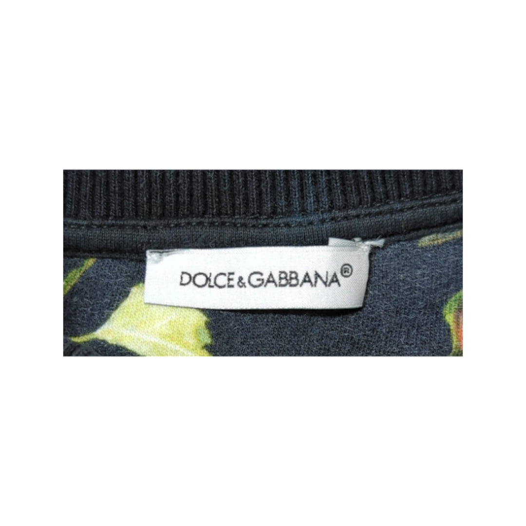 D&G Girls Floral Print Logo Sweatshirt