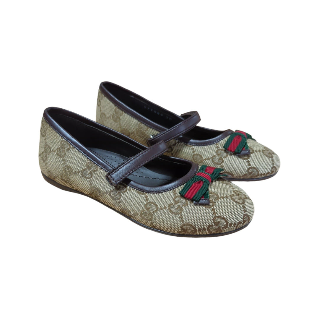 Branded GG Kids Cloth Ballet Flats