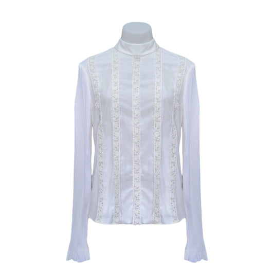 Bally Blouse with Lace Detailing