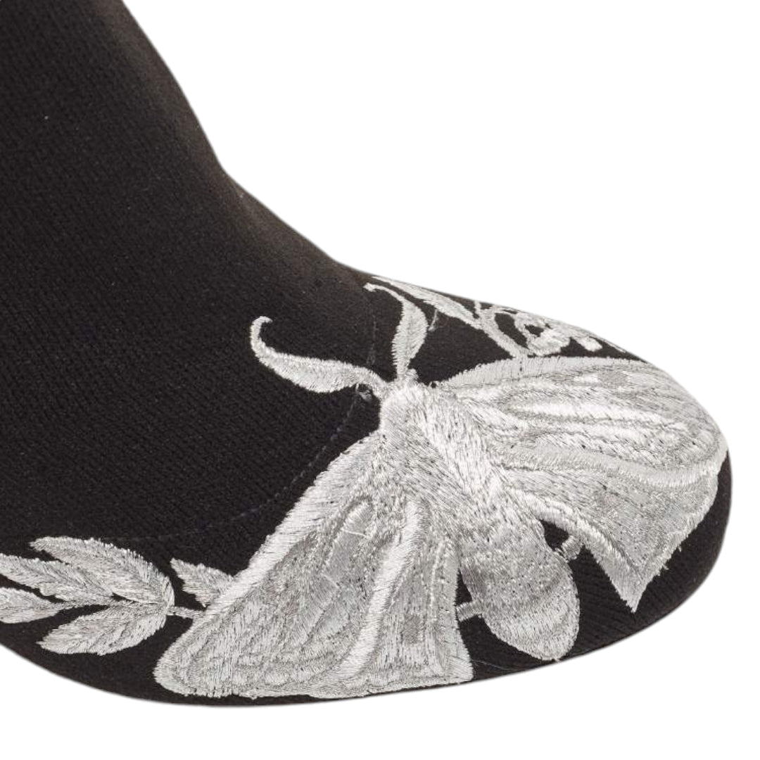 Alexander mcqueen embroidered boots best sale