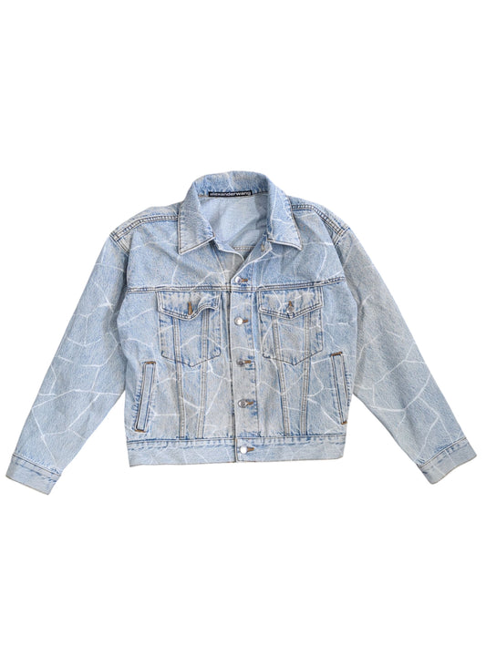 Alexander Wang Acid Wash Denim Jacket