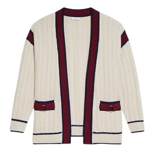 Sandro Paris Cable Knit Cardigan