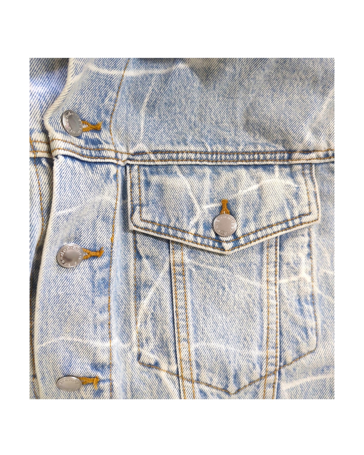 Alexander Wang Acid Wash Denim Jacket