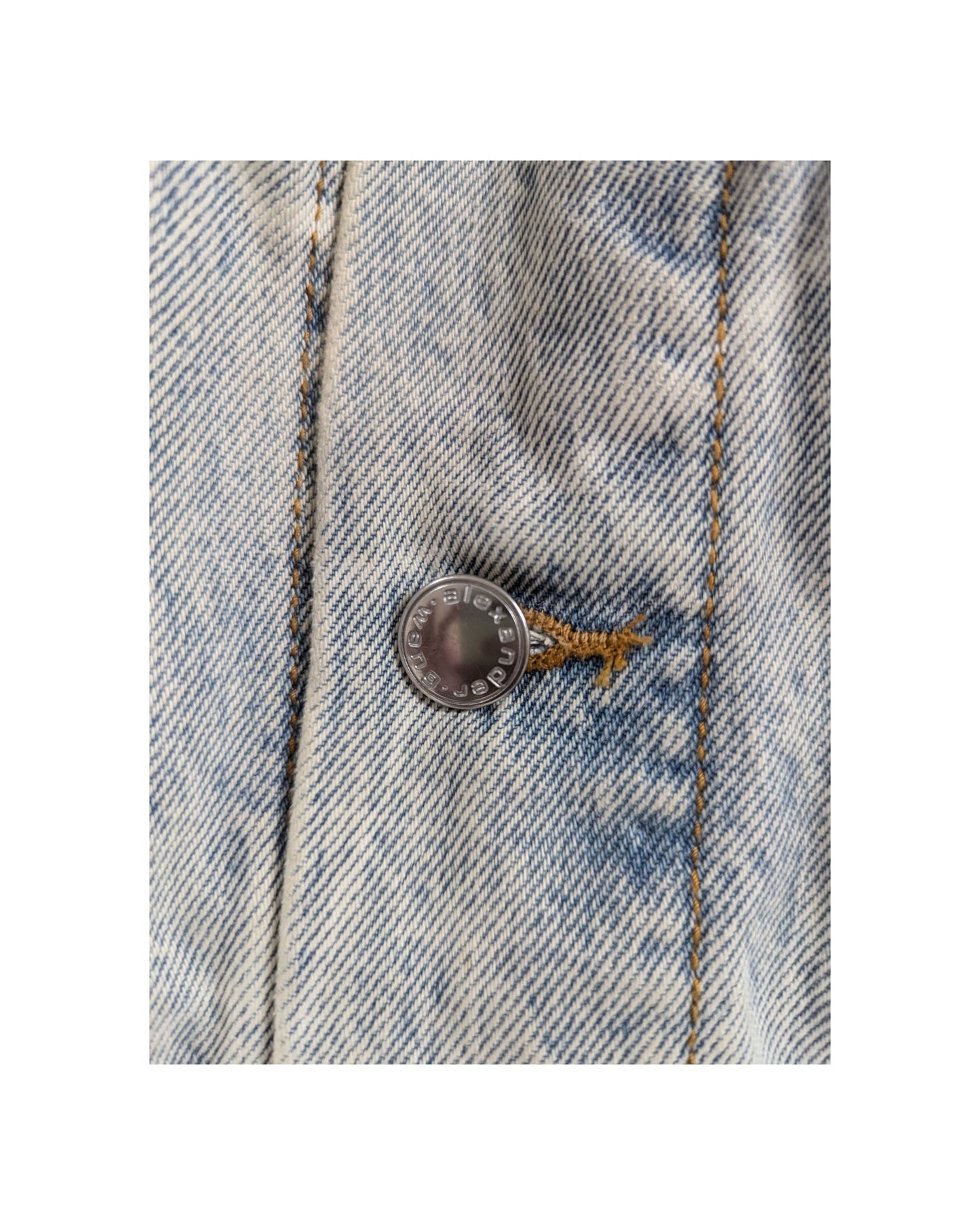 Alexander Wang Acid Wash Denim Jacket