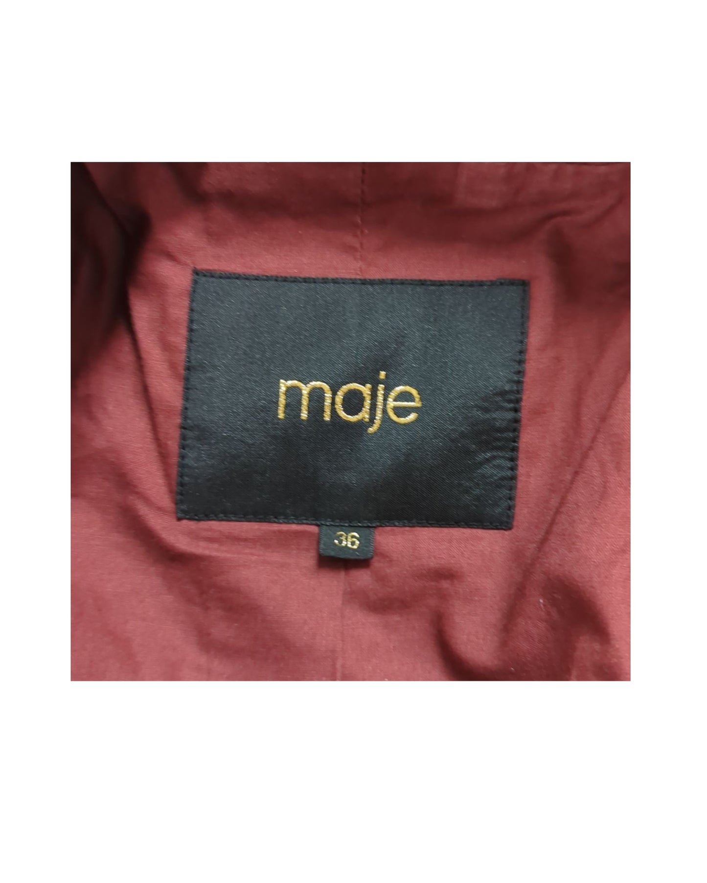 Maje- Leather jacket