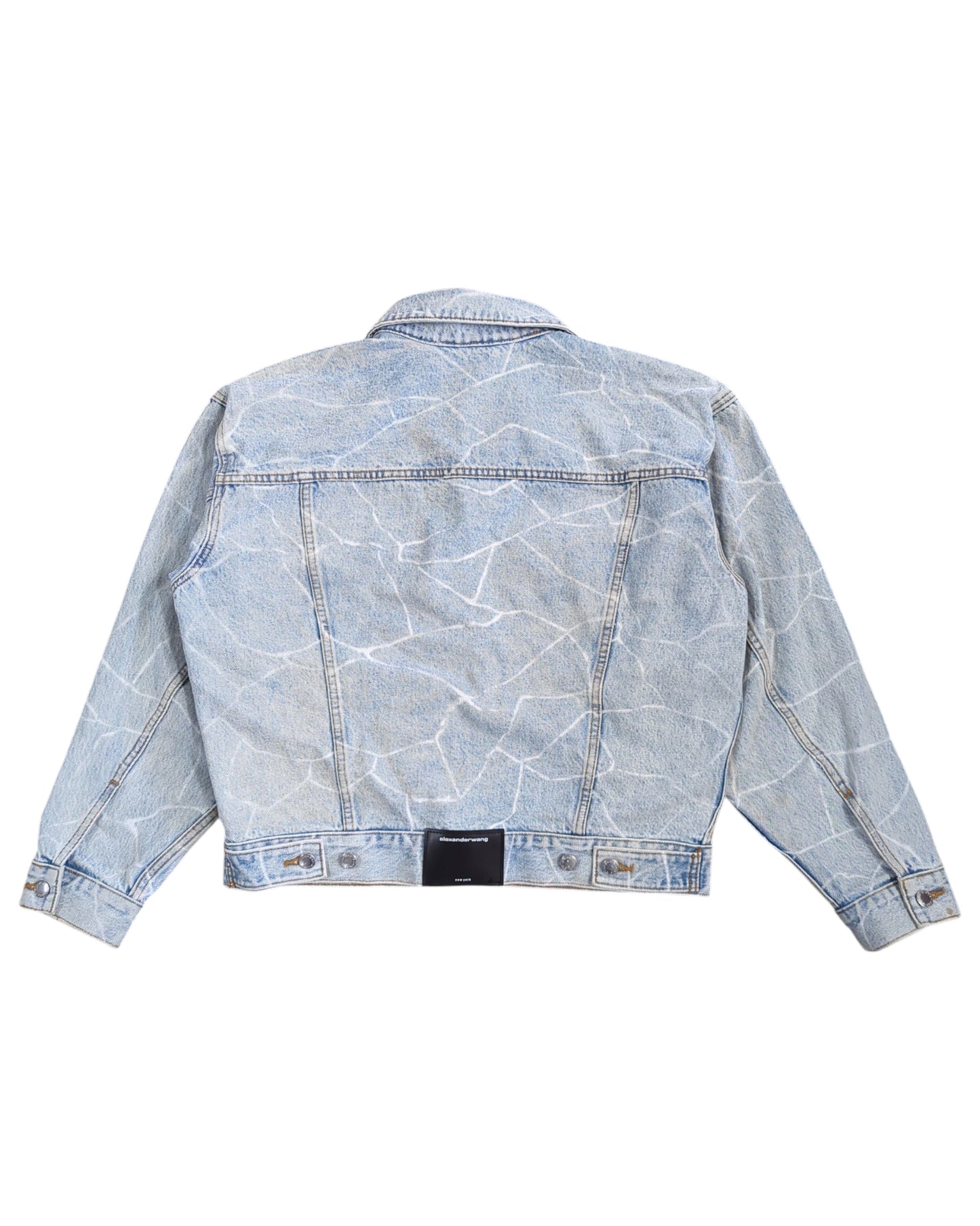 Alexander Wang Acid Wash Denim Jacket