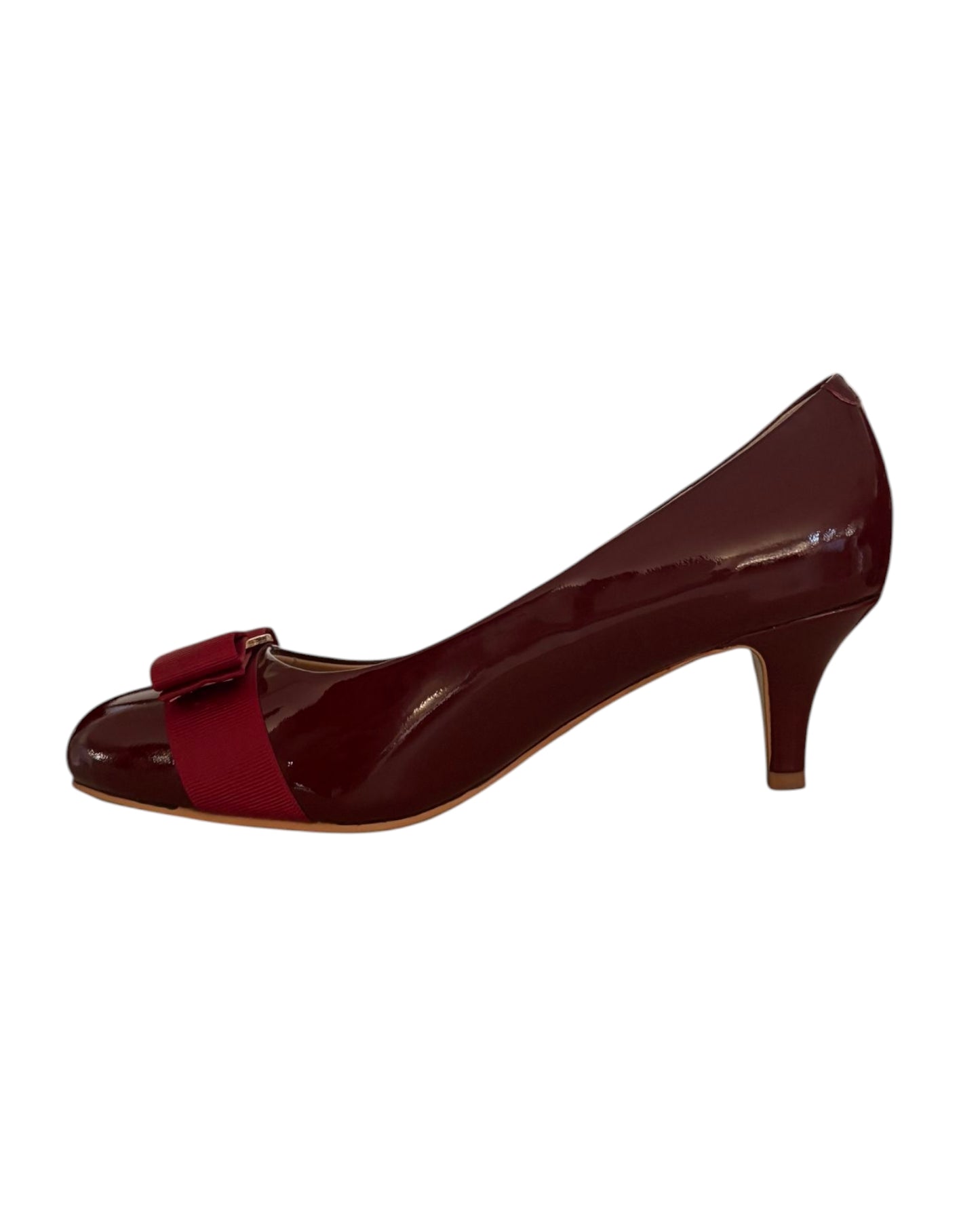 Branded- Purple Leather Stilettos