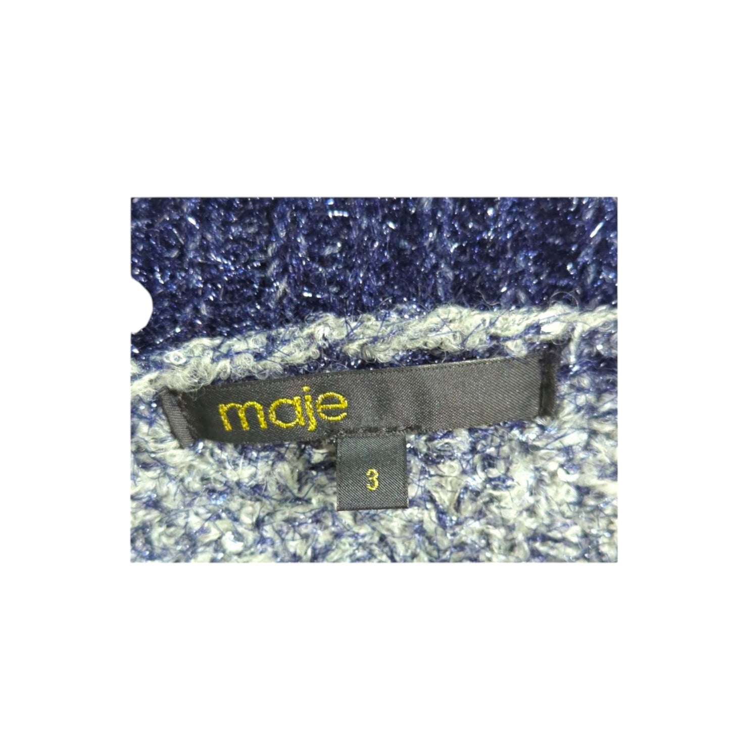 Maje Metallic Mission Cardigan